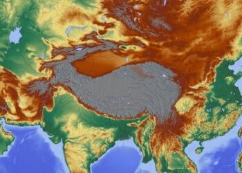 تضاريس قارة آسيا